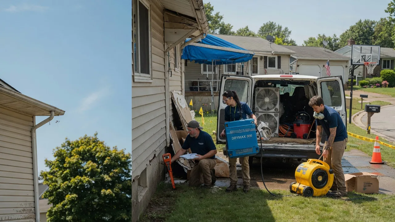 Ceiling Leak Cleanup in Somerville, NJ near me